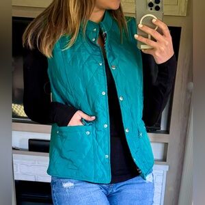 New Directions | Emerald Puffer Vest | Size M